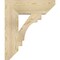 Ekena Millwork Merced Slat Rough Sawn Bracket, Douglas Fir, 6"W x 22"D x 26"H BKT06X22X26MRC06RDF - alternate 2
